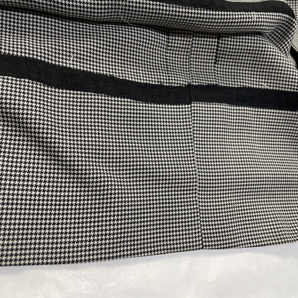 VTG 60s Houndstooth Sheath Dress Mad Men Herman Marcus Waist 26 (READ - Picture 15 of 15
